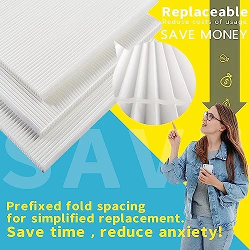 OlitAir 8 Pack Replaceable Filter Media For 20x20x1 MERV 8 5 OlitAir 8 Pack Replaceable Filter Media For 20x20x1 MERV 8 - Image 3