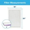 Filtrete 15x20x1 Air Filter, MPR 1500, MERV 12, Healthy Living Ultra-Allergen 3-Month Pleated 1-Inch Air Filters, 6 Filters 1 Filtrete 15x20x1 Air Filter, MPR 1500, MERV 12, Healthy Living Ultra-Allergen 3-Month Pleated 1-Inch Air Filters, 6 Filters -Air Filter Sales 51oT5pWIK2L