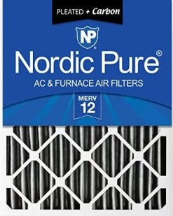 Nordic Pure 18x24x4 MERV 13 Pleated Plus Carbon AC Furnace Air Filter 1 Pack 30 Nordic Pure 18x24x4 MERV 13 Pleated Plus Carbon AC Furnace Air Filter 1 Pack -Air Filter Sales 51onnWhMALL. AC