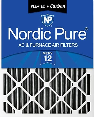 Nordic Pure 18x24x4 MERV 13 Pleated Plus Carbon AC Furnace Air Filter 1 Pack 16 Nordic Pure 18x24x4 MERV 13 Pleated Plus Carbon AC Furnace Air Filter 1 Pack - Image 14