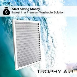 20x25x1 | Trophy Air | Merv 8 | Washable Furnace Filter | Lifetime HVAC & Furnace Air Filter | Washable Electrostatic | High Dust Holding Capacity | Premium Quality Aluminum 20 20x25x1 | Trophy Air | Merv 8 | Washable Furnace Filter | Lifetime HVAC & Furnace Air Filter | Washable Electrostatic | High Dust Holding Capacity | Premium Quality Aluminum -Air Filter Sales 51pMWPvoSKL
