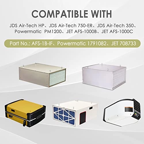 Synthetic Pocket Air Filter MERV 14 Replacement Air Filter 3 Inner Bag Filter For 750-ER Air-Tech HP Jet AFS-1000B AFS-1000C, Compatible With JDS 14003 Powermatic 1791082 JET 708733, 24"*12"*12", 2PCS 7 Synthetic Pocket Air Filter MERV 14 Replacement Air Filter 3 Inner Bag Filter For 750-ER Air-Tech HP Jet AFS-1000B AFS-1000C, Compatible With JDS 14003 Powermatic 1791082 JET 708733, 24"*12"*12", 2PCS - Image 5
