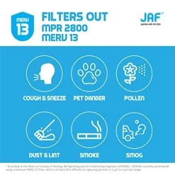 Japan Air Filter 20x25x1 MERV 13 (2-Pack) HVAC Furnace Replacement - Clean Living Basic Dust Air Conditioner, Cleaner, Furnace. (Exact Dimensions 19.60 X 24.70 0.86), (DeaKleen 25x20x1 Merv13) 11 Japan Air Filter 20x25x1 MERV 13 (2-Pack) HVAC Furnace Replacement - Clean Living Basic Dust Air Conditioner, Cleaner, Furnace. (Exact Dimensions 19.60 X 24.70 0.86), (DeaKleen 25x20x1 Merv13) -Air Filter Sales 51pyuzGpjKL