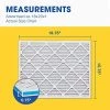 Aerostar 16x20x1 MERV 13 Pleated Air Filter, AC Furnace Air Filter, 6 Pack (Actual Size: 15 3/4"x 19 3/4" X 3/4") 2 Aerostar 16x20x1 MERV 13 Pleated Air Filter, AC Furnace Air Filter, 6 Pack (Actual Size: 15 3/4"x 19 3/4" X 3/4") -Air Filter Sales 51q8IpbdKAL