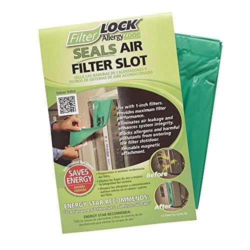 AllergyZone - FilterLock Filter Slot Seal – Seal Cover For Any 1” Furnace Filter, Up To 25” Long 4 AllergyZone - FilterLock Filter Slot Seal – Seal Cover For Any 1” Furnace Filter, Up To 25” Long - Image 2
