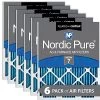 Nordic Pure 20x30x1 MERV 7 Pleated Plus Carbon AC Furnace Air Filters 6 Pack 2 Nordic Pure 20x30x1 MERV 7 Pleated Plus Carbon AC Furnace Air Filters 6 Pack -Air Filter Sales 51qYoiTb8DL