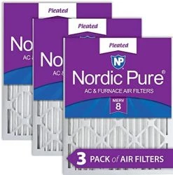 Nordic Pure 16x16x2 MERV 10 Pleated AC Furnace Air Filters 3 Pack 25 Nordic Pure 16x16x2 MERV 10 Pleated AC Furnace Air Filters 3 Pack -Air Filter Sales 51qko4e6FfL. AC