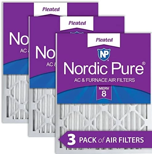 Nordic Pure 16x16x2 MERV 10 Pleated AC Furnace Air Filters 3 Pack 11 Nordic Pure 16x16x2 MERV 10 Pleated AC Furnace Air Filters 3 Pack - Image 9