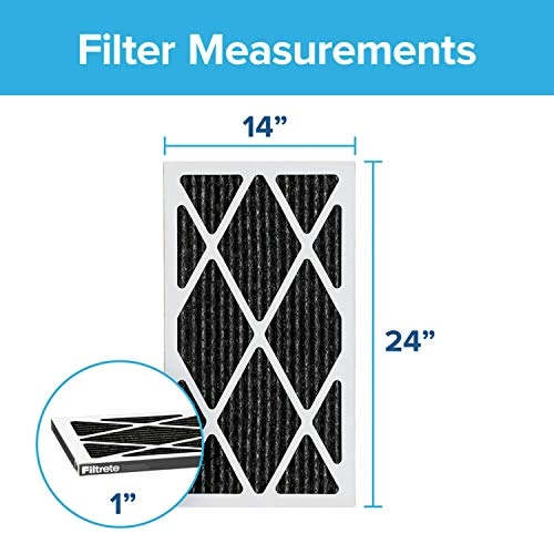 Filtrete 14x24x1 Air Filter, MPR 1200, MERV 11, Allergen Defense Odor Reduction 3-Month Pleated 1-Inch Air Filters, 6 Filters 4 Filtrete 14x24x1 Air Filter, MPR 1200, MERV 11, Allergen Defense Odor Reduction 3-Month Pleated 1-Inch Air Filters, 6 Filters - Image 2
