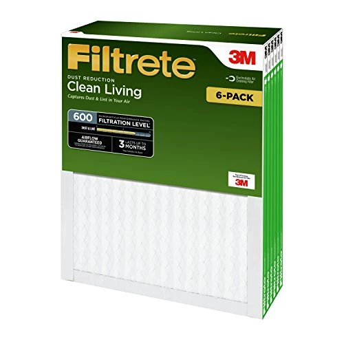 Filtrete 18x18x1 Air Filter, MPR 600, MERV 7, Clean Living Dust Reduction 3-Month Pleated 1-Inch Air Filters, 6 Filters 7 Filtrete 18x18x1 Air Filter, MPR 600, MERV 7, Clean Living Dust Reduction 3-Month Pleated 1-Inch Air Filters, 6 Filters - Image 5