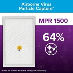Filtrete 20x25x1 Smart Air Filter, MPR 1500 MERV 12, 1-Inch Allergen, Bacteria And Virus Air Filters For ACs And Furnaces, 2 Filters 9 Filtrete 20x25x1 Smart Air Filter, MPR 1500 MERV 12, 1-Inch Allergen, Bacteria And Virus Air Filters For ACs And Furnaces, 2 Filters -Air Filter Sales 51tF3ZeqCRL