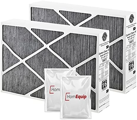 Lennox 16x25x5 Furnace Filter, X6672 Filter Replacement, Merv 16 Carbon Clean Filter Media With Homequip Disposal Bag 2-Pack (Actual Size: 15.8 X 24.8 X 4.3 Inches) 9 Lennox 16x25x5 Furnace Filter, X6672 Filter Replacement, Merv 16 Carbon Clean Filter Media With Homequip Disposal Bag 2-Pack (Actual Size: 15.8 X 24.8 X 4.3 Inches) - Image 8