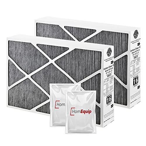 Lennox 16x25x5 Furnace Filter, X6672 Filter Replacement, Merv 16 Carbon Clean Filter Media With Homequip Disposal Bag 2-Pack (Actual Size: 15.8 X 24.8 X 4.3 Inches) 2 Lennox 16x25x5 Furnace Filter, X6672 Filter Replacement, Merv 16 Carbon Clean Filter Media With Homequip Disposal Bag 2-Pack (Actual Size: 15.8 X 24.8 X 4.3 Inches)