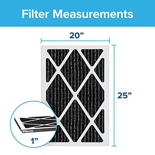 Filtrete 20x25x1 Air Filter, MPR 1200, MERV 11, Allergen Defense Odor Reduction 3-Month Pleated 1-Inch Air Filters, 6 Filters 4 Filtrete 20x25x1 Air Filter, MPR 1200, MERV 11, Allergen Defense Odor Reduction 3-Month Pleated 1-Inch Air Filters, 6 Filters - Image 2