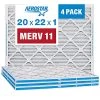 Aerostar 20x22x1 MERV 11 Pleated Air Filter, AC Furnace Air Filter, 4 Pack (Actual Size: 19 3/4"x21 3/4"x3/4") 2 Aerostar 20x22x1 MERV 11 Pleated Air Filter, AC Furnace Air Filter, 4 Pack (Actual Size: 19 3/4"x21 3/4"x3/4") -Air Filter Sales 51v3xRbiOwL