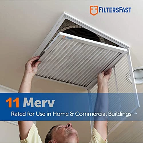 Filters Fast 12x22x1 Air Filter MERV 11, 1" AC Furnace Air Filters, Made In The USA, Actual Size: 11.75"x21.75"x0.75, 6 Pack 4 Filters Fast 12x22x1 Air Filter MERV 11, 1" AC Furnace Air Filters, Made In The USA, Actual Size: 11.75"x21.75"x0.75, 6 Pack - Image 2