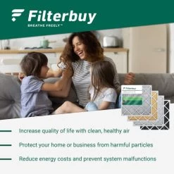 Filterbuy 8x24x1 Air Filter MERV 8 Dust Defense (2-Pack), Pleated HVAC AC Furnace Air Filters Replacement (Actual Size: 8.00 X 24.00 X 1.00 Inches) -Air Filter Sales 51wgdTrBN4L