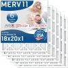 AIRX FILTERS WICKED CLEAN AIR. 18x20x1 Air Filter MERV 11 Electrostatic Pleated Air Conditioner Filter 6 Pack HVAC AC Furnace Filters 1 AIRX FILTERS WICKED CLEAN AIR. 18x20x1 Air Filter MERV 11 Electrostatic Pleated Air Conditioner Filter 6 Pack HVAC AC Furnace Filters -Air Filter Sales 51zG7EyvSjL