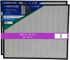 Vioxfilter H14AF20201 Pack Of 1 MERV 14 Pleated 20x20x1 AC Furnace Air Filter; Low Resistance To Air Flow; Filters Air From A/C 24 Vioxfilter H14AF20201 Pack Of 1 MERV 14 Pleated 20x20x1 AC Furnace Air Filter; Low Resistance To Air Flow; Filters Air From A/C -Air Filter Sales 51zWe4KwYFL. AC