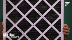 Filterbuy 18x18x1 Air Filter MERV 8 Odor Eliminator (3-Pack), Pleated HVAC AC Furnace Air Filters Replacement With Activated Carbon (Actual Size: 17.50 X 17.50 X 0.75 Inches) 11 Filterbuy 18x18x1 Air Filter MERV 8 Odor Eliminator (3-Pack), Pleated HVAC AC Furnace Air Filters Replacement With Activated Carbon (Actual Size: 17.50 X 17.50 X 0.75 Inches) -Air Filter Sales 61L6tUobNML