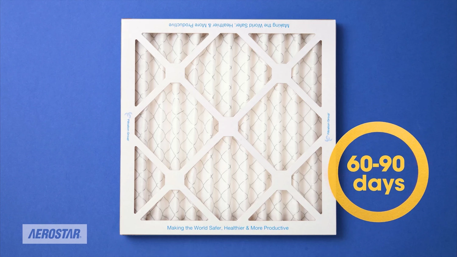 Aerostar 16x20x1 MERV 8 Pleated Air Filter, AC Furnace Air Filter, 4 Pack (Actual Size: 15 3/4"x19 3/4"x3/4") 7 Aerostar 16x20x1 MERV 8 Pleated Air Filter, AC Furnace Air Filter, 4 Pack (Actual Size: 15 3/4"x19 3/4"x3/4") - Image 5